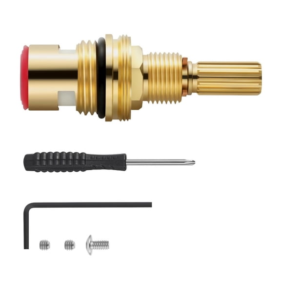 WINDLAND Universal Faucet Diverter Valves Ceramic Cartridge Water Flows Control Valves set