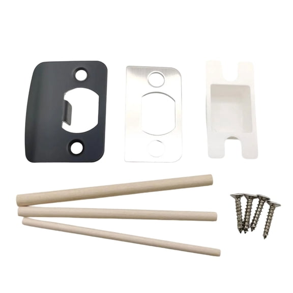 WINDLAND Universal Residential Security Striker Door Lock Latches Restorers Spacer Standard Door Strikes Plate Accessory