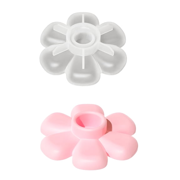 WINDLAND Versatile Floral Silicone Candle Base Mold Sturdy Candlestick Mold For Holiday Decorations And Craft Enthusiasts