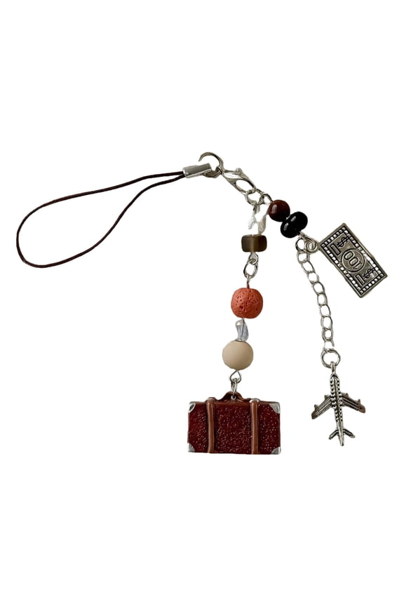 Adjustable Length Aircraft Keychain Charm Perfect For Daily Commuting And Travel