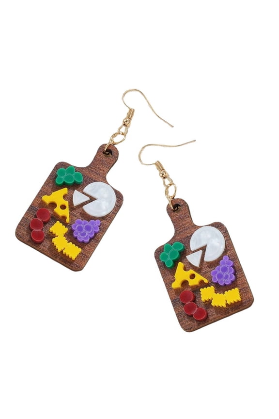Vibranting and Detailed Miniature Food Earrings for Styles Enthusiasts