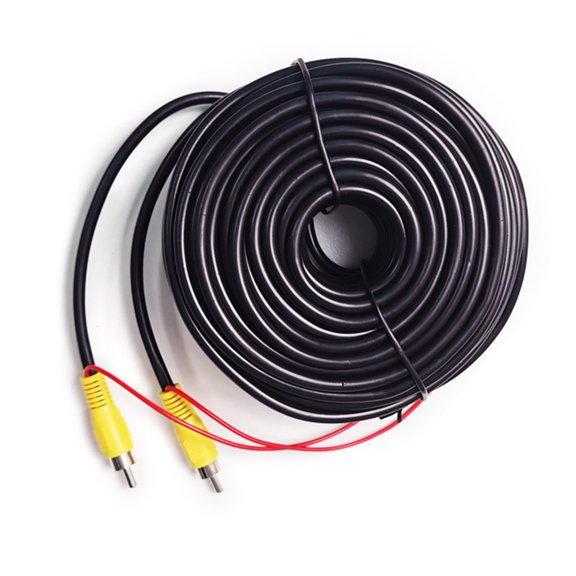 WINDLAND Video Cable Double Shielded Video Line Car Reverse Camera Wire Long Distance Extension with Detection Wire