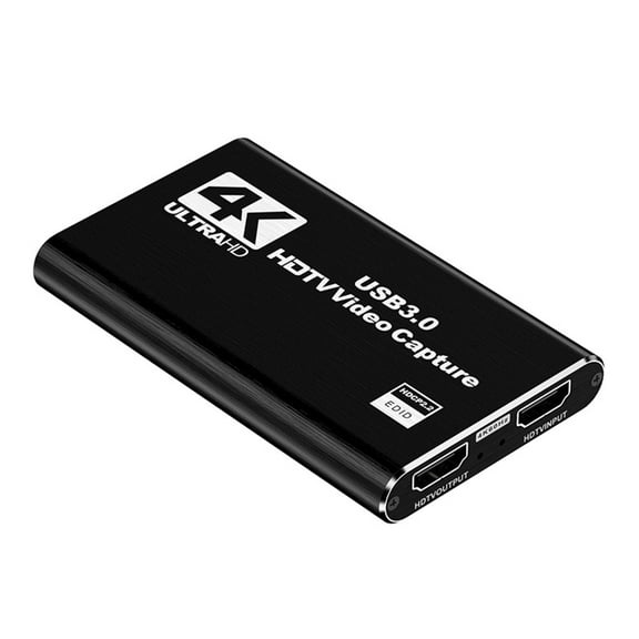WINDLAND 4K Video Capture Card USB 3.0 to HDTV Video Grabbers Recorder for Game Camcorder Camera Recording Live Streaming