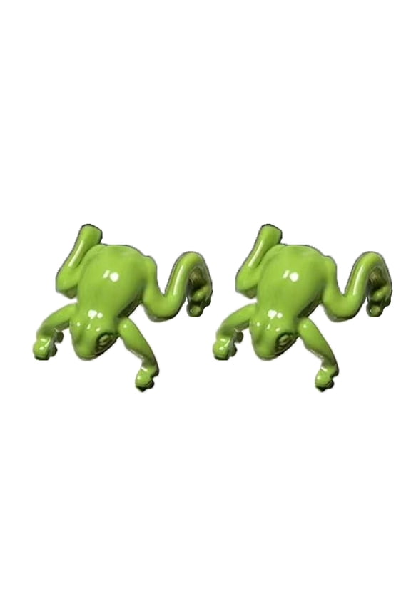 Punk Frog Ear Cuff Earring No Piercing Fake Cartilage Earring Party Jewelry Gift Frog Ear Cuff Earrings Without Piercing Ear Clip Fake Cartilage Earring