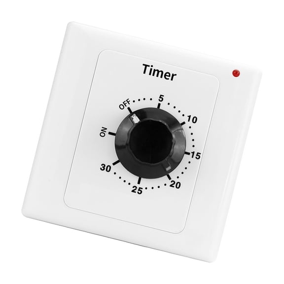 WINDLAND Wall Mechanical Countdown Timer Switches Highly Power Timing Controller Switches Digital Timer Control Switches Plate