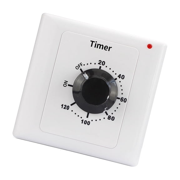 WINDLAND Wall Mechanical Countdown Timer Switches Highly Power Timing Controller Switches Digital Timer Control Switches Plate