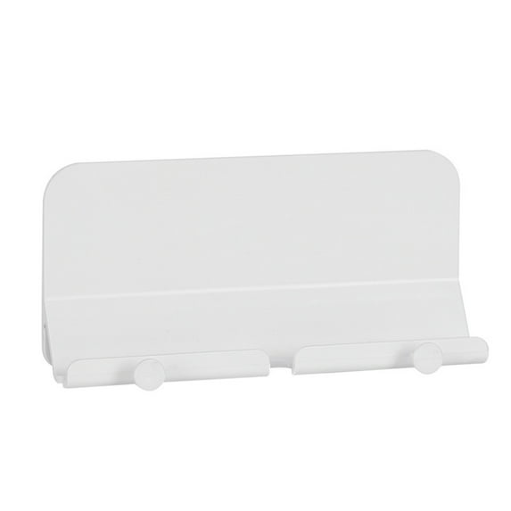 WINDLAND Wall Mount for Smart Phone Holder Stand with Charging Hole Self-Adhesive for Key Hanging Rack Storage Towel Hook Shelf Hanger for Bathroom Living Room