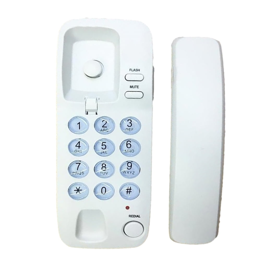 WINDLAND Wall Mountable Corded Telephone Desktop House Phone Seniors