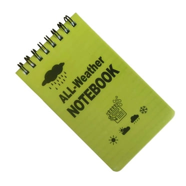 WINDLAND Waterproof Notebooks Small Notepads Spirals Lined Pages Field Note Pad for Home