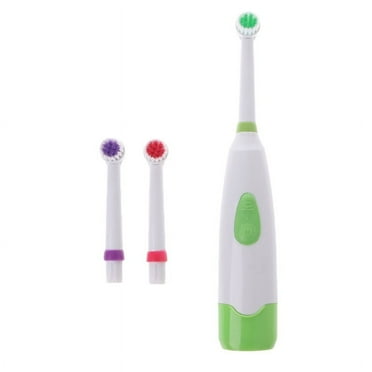 WINDLAND Waterproof Rotating Electric Toothbrush With 3 Brush for Head