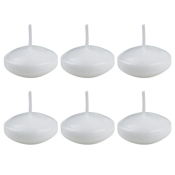 WINDLAND Waterproof White SoyWax Floating Candle for Special Occasion and Relaxation