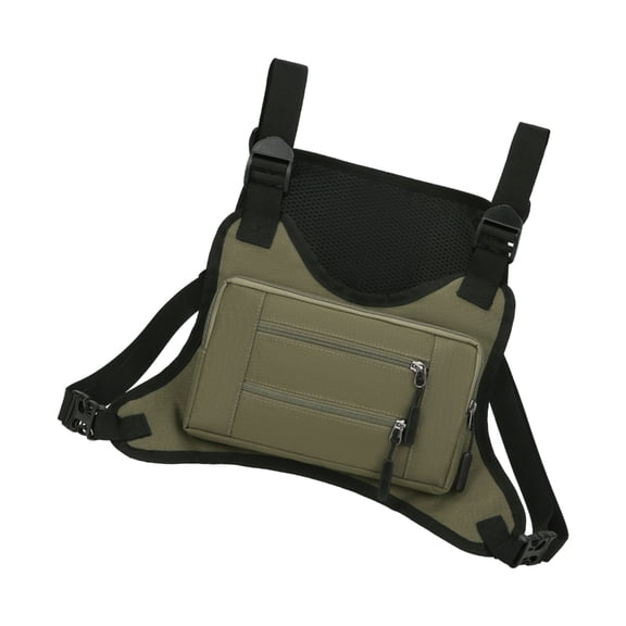 WINDLAND Watertight Running Chest Bag, Adjustable Antitheft Travel Chest Pack for Running