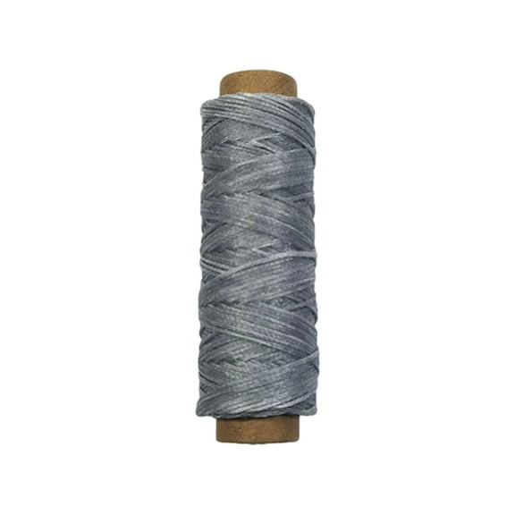 WINDLAND Waxed Thread for Leather Sewing Crafting 50m 150D Flat Waxed Cord Hand Stitching