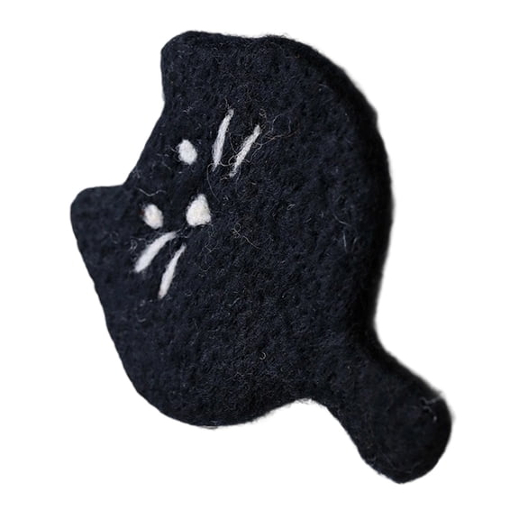 WINDLAND Weird Cats Design Wool Felt Coaster Heat Resistant Fronts Protector Home Decors