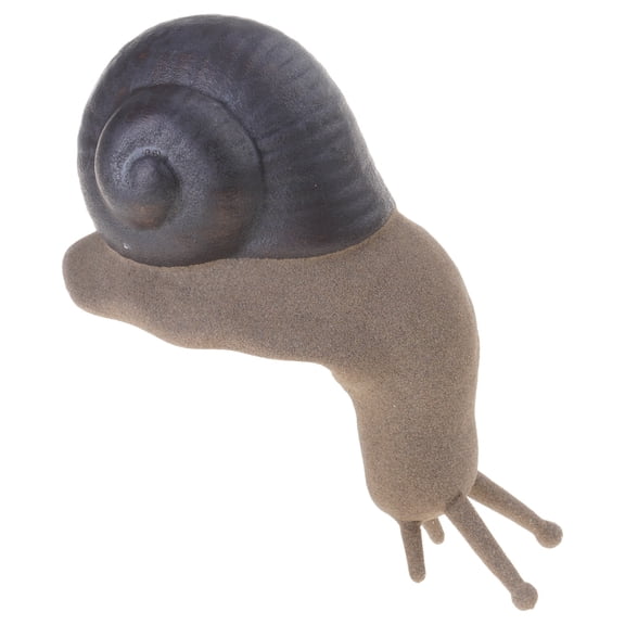 WINDLAND Whimsically Pottery Snail Figurine Ornament for Fairys Garden and Home Display