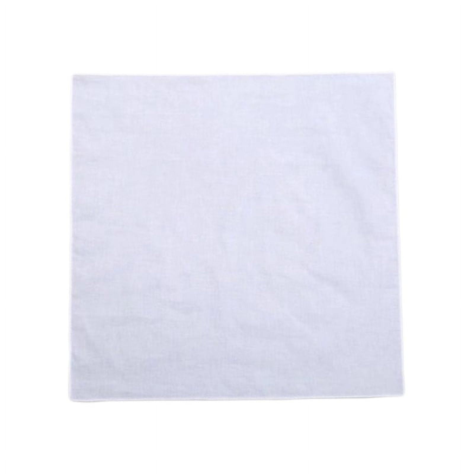 WINDLAND White Hankie Women Handkerchiefs Cotton Square Super Soft