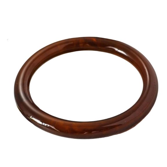 WINDLAND Wide Geometric Bangle Everyday Wear Bangle Opening Bangles Resin Texture