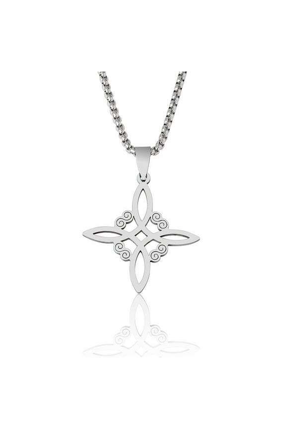 Clavicle Chain Good Luck Symbol Protections Celtic-Knot Choker Necklace Women