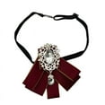 thumbnail image 1 of WINDLAND Womens Bow Tie French Vintage College Styles Suits Shirts Accessories Neck Ties, 1 of 15