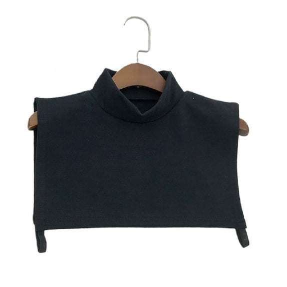 WINDLAND Womens Fake Mock Turtleneck Dickey Detachable Collar Pullover Half Top Blouse Simple Solid Color Neck Warmer Cover for Layered Look