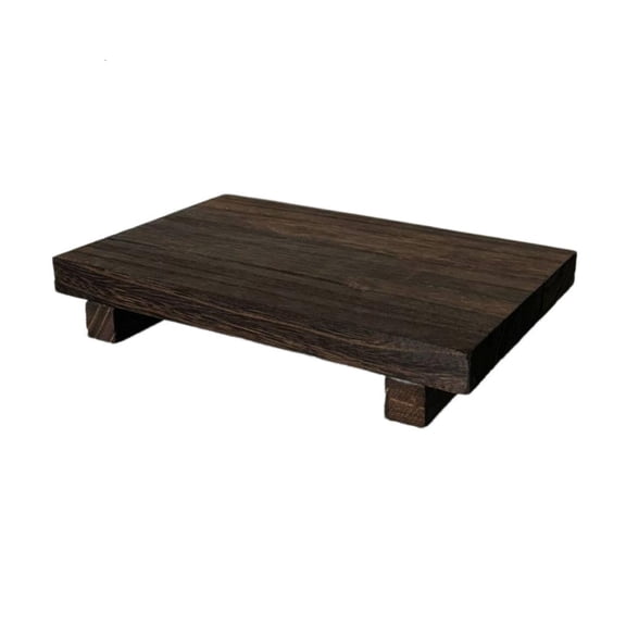 WINDLAND Wood Decorative Tray Wood Valet Tray & Catchalls Wooden Desk Organizers for Key Wallet for Entryway Nightstands Decors