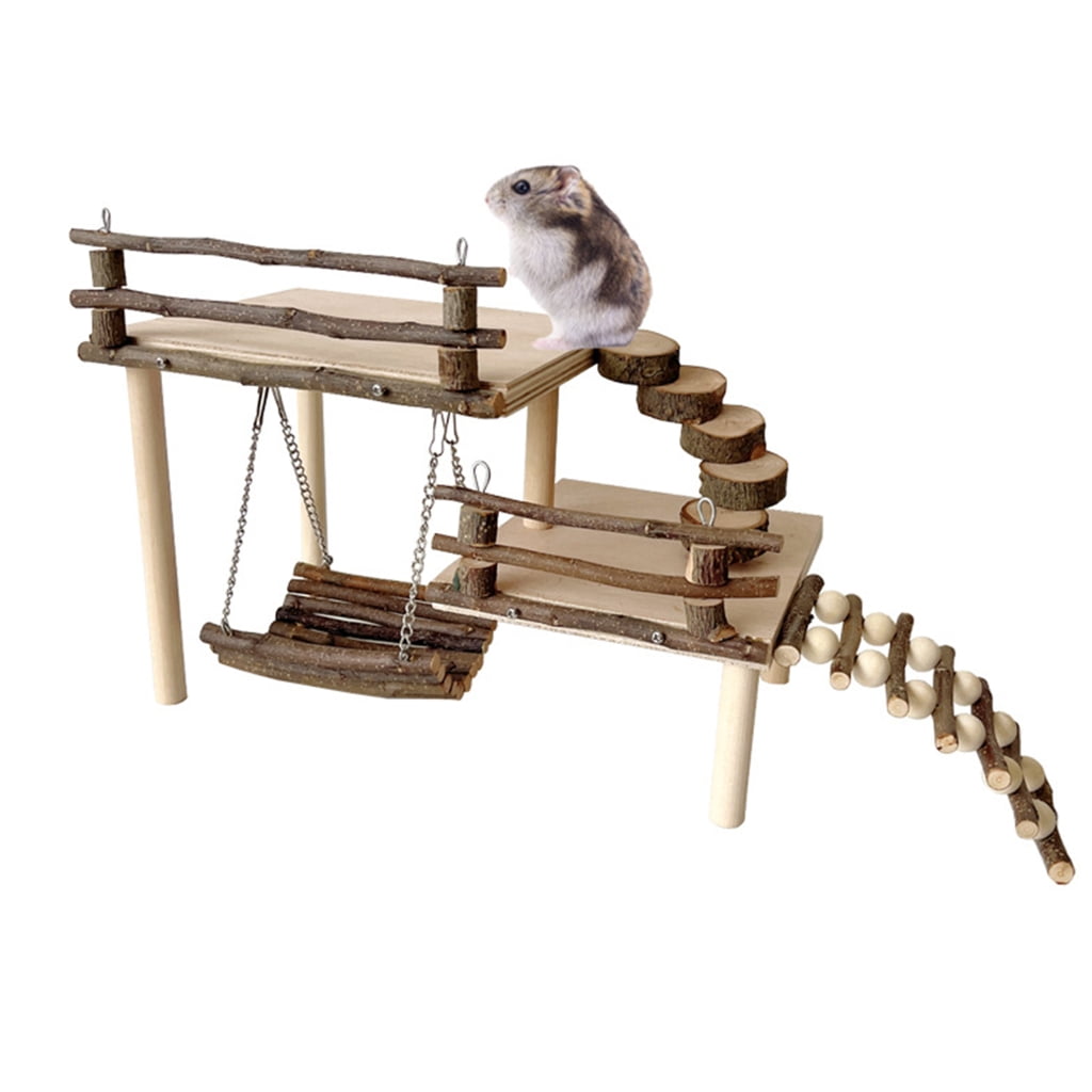 Photo inspiration: Windland Wood Stackable Hamster Toy Combo Offering Versatility Photo Inspiration