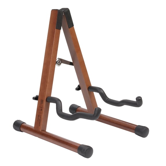 WINDLAND Wooden Acoustic Guitar Stand Lightweight A-Frame Folding Instrument Stand