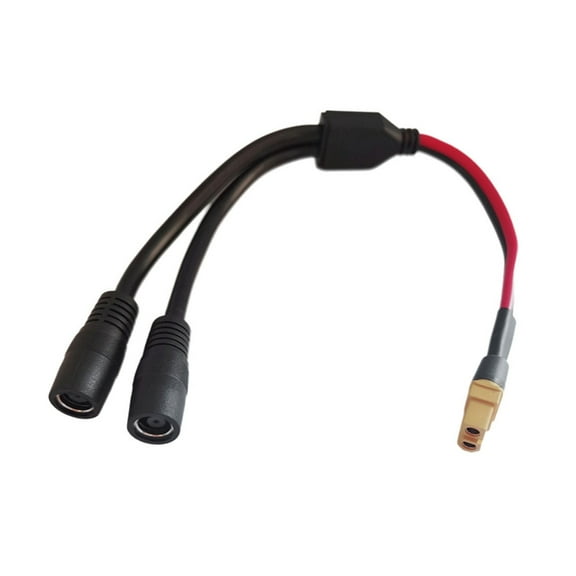 WINDLAND XT60 To Double DC7.9x0.9mm Female Adapter Splitter Cable For Solar Generators