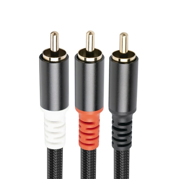 WINDLAND Audiophiles Cable Stereo 1 Male to 2 Male Aux Audiophiles Cable 2 Adapter