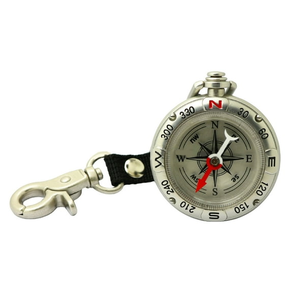 WINDLAND Zincs Alloy Pocket Compasses With Lanyard Navigation Tool Climbing Equipment