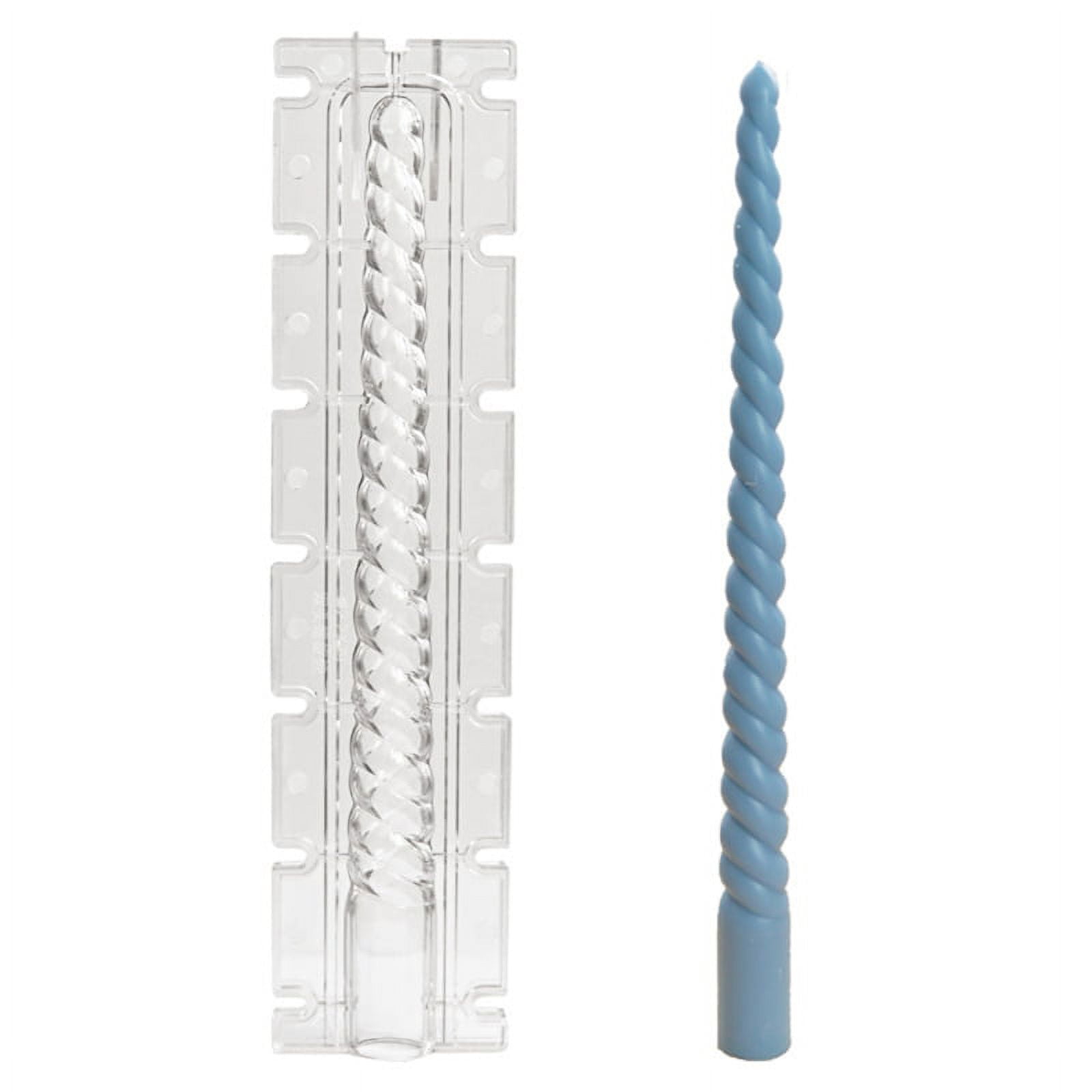 WINDLAND Creative Twisted Candle Plastic Mold Simple Elongated Spiral Candle Mold Special Shape Aromatherapy Candle Making Mo