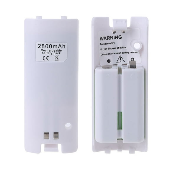 WINDLAND for WII for WII U Game Console Power Equipment 2Pcs 2800Mah Rechargeable Battery