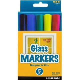 Toru Window Glass Color Crayon Marker Washable Paper Aqua Non-Toxic 12 Colors
