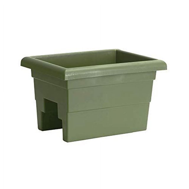 WINDOWBOX 16 inch Countryside Railing Planter Color Sage