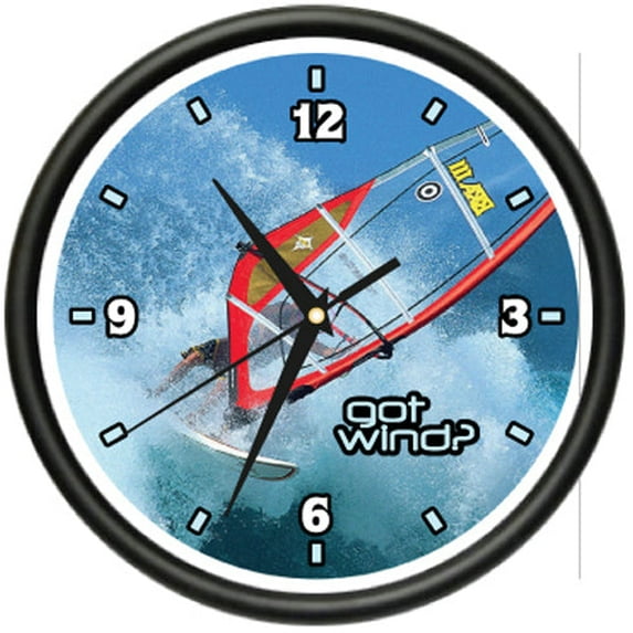 WINDSURFING Wall Clock wind surfer windsurfer gift