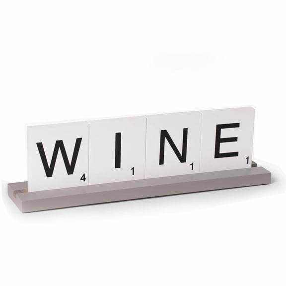 WINE Scrabble Design Table Top Dcor