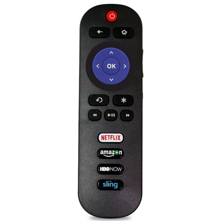 WINFLIKE Remote Control for TCL Smart LED TV, Black