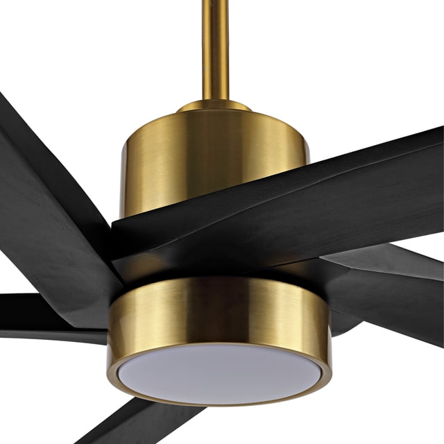 WINGBO 64 Inch DC Ceiling Fan with Lights and Remote Control, 5 ...
