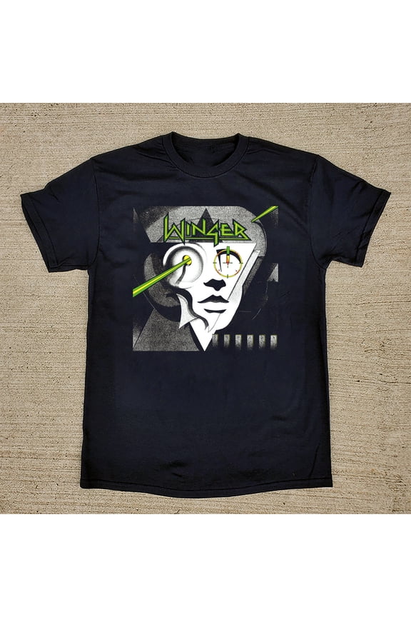 WINGER Album SELF TITLED T Shirt Black All Size S to 5XL Gift Fan