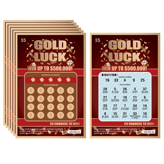 WINGKIND 6 Pregnancy Announcement Scratch Off Cards - Pregnancy Reveal Fake Lottery Tickets - Announcement Ideas - Creative Way to Announce Your Pregnancy