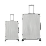 WINGOMART 2-Piece Luggage Set Lightweight Durable PC+ABS Hardside Luggage, Double Spinner Wheels, TSA Lock - 20in & 28in