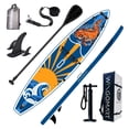 thumbnail image 1 of WINGOMART XL 12FT Inflatable Stand up Paddle Board w/Premium SUP Accessories & Carry Bag |upgraded paddle boards w/ 3 Fish Fin for Paddling |Up to 2 Person / 380LB -Tulum Edition, 1 of 10