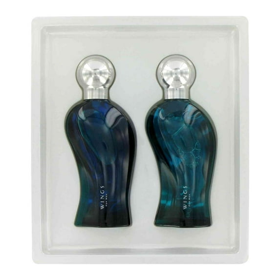 WINGS MEN SET VALUE $78 EDT SPRAY 3.4 OZ.+ AFTER SHAVE 3.4 OZ. IN DISPLAY BOX