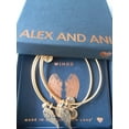 thumbnail image 1 of WINGS SET OF 2 Rafaelian Gold Charm Bangles New WithTag Cards Box, 1 of 5