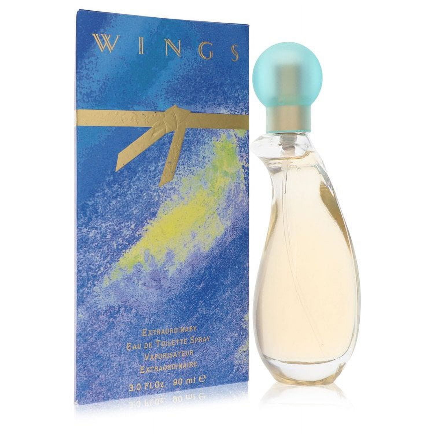 WINGS by Giorgio Beverly Hills Eau De Toilette Spray 3 oz for Women Pack of 2
