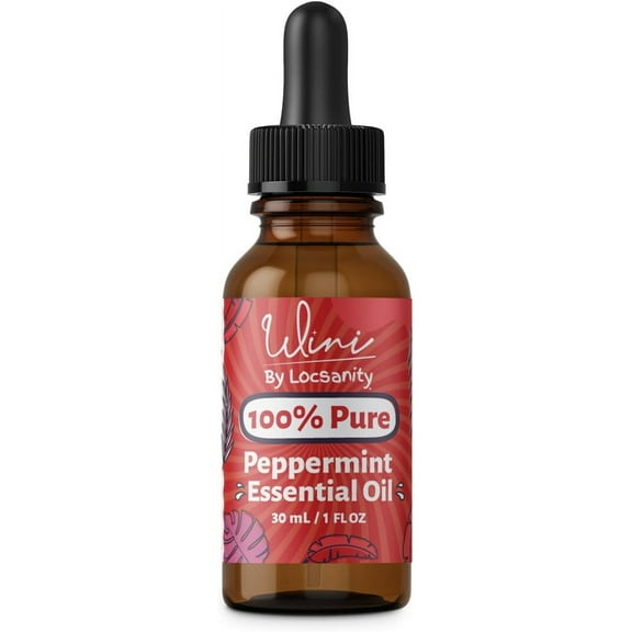 WINI by Locsanity Pure Peppermint Essential Oil 100% Pure, Natural Extract, 30mL