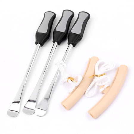 WINMAX 5 Piece Motorcycle Bike Tire Spoon Repair Tool Set 11-1/2 in Hardened Steel Tire Lever