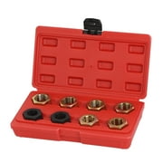 WINMAX 8 Pieces Axle Spindle Fractional & Metric Rethreading Tool Kit Rethrader Die Set