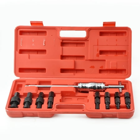 WINMAX AUTOMOTIVE TOOLS 9 Pieces Blind Hole Inner Bearing Puller Set Remover Slide Hammer Internal Kit