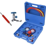 WINMAX AUTOMOTIVE TOOLS AC Manifold Gauge Set Air Conditioner Pump Service Kit R12 R22 R502 HVAC R134A